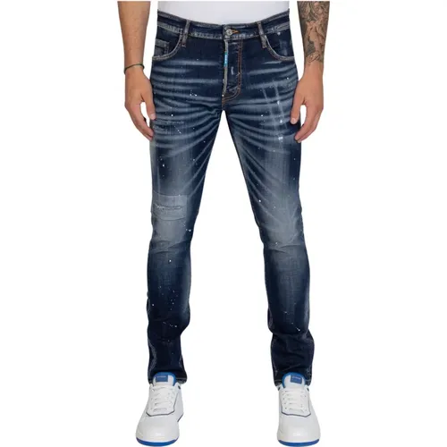 Blau-weiß gewaschene Jeans , Herren, Größe: W33 - My Brand - Modalova