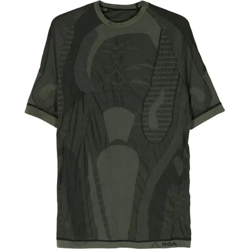Stylisches Seamless T-Shirt , Herren, Größe: M - ROA - Modalova
