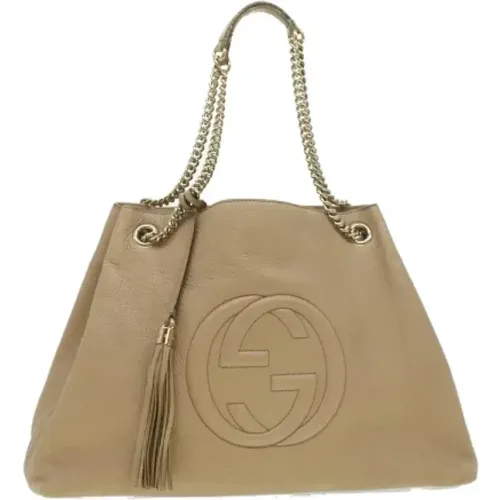 Pre-owned Leather gucci-bags , female, Sizes: ONE SIZE - Gucci Vintage - Modalova