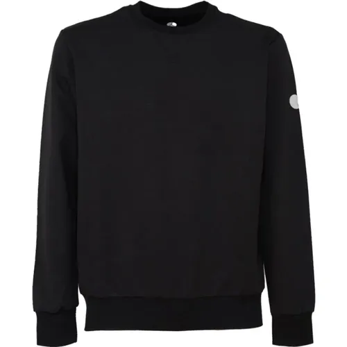 Technical fabric crewneck sweatshirt with logo , male, Sizes: L - People of Shibuya - Modalova