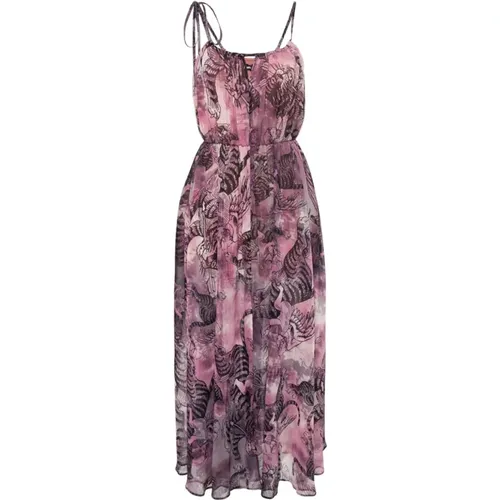 Women's Clothing Dress Pink Ss24 , female, Sizes: XS, S - Just Cavalli - Modalova
