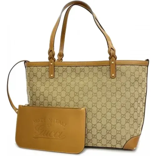 Pre-owned Canvas totes , female, Sizes: ONE SIZE - Gucci Vintage - Modalova