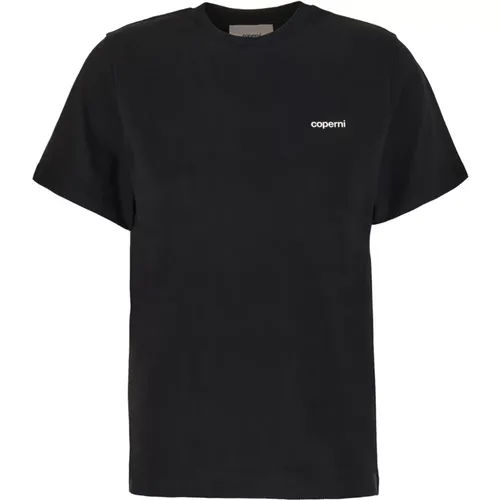 Klassisches T-Shirt,Logo Print T-Shirt,Stilvolles Logo Boxy T-Shirt - Coperni - Modalova