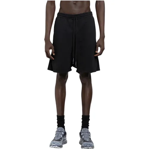 Drop Crotch Shorts with Lace Detail , male, Sizes: L - Boris Bidjan Saberi - Modalova