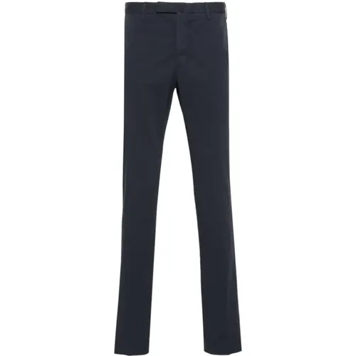 Slim-Fit Stretch Cotton Trousers in Dark , male, Sizes: 2XL, L, M, XL - Incotex - Modalova