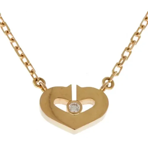 Pre-owned Rose Gold necklaces , female, Sizes: ONE SIZE - Cartier Vintage - Modalova