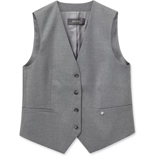 Elegant Caia Vest , Damen, Größe: L - MOS MOSH - Modalova