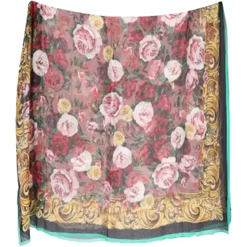 Pre-owned Silk scarves , female, Sizes: ONE SIZE - Dolce & Gabbana Pre-owned - Modalova