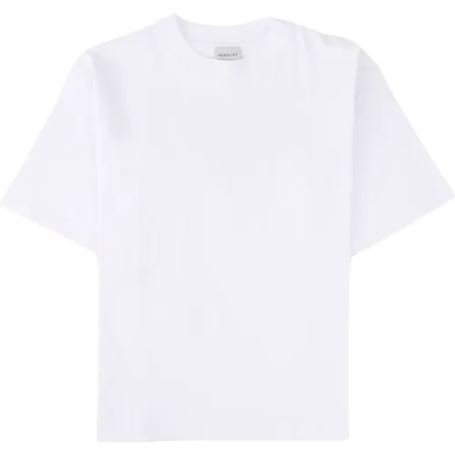 Oversized Round Neck Cotton T-Shirt , male, Sizes: XS - Birgitte Herskind - Modalova