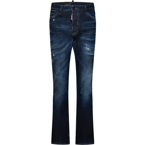 Slim Fit Denim Jeans , male, Sizes: 2XL, L, XL - Dsquared2 - Modalova