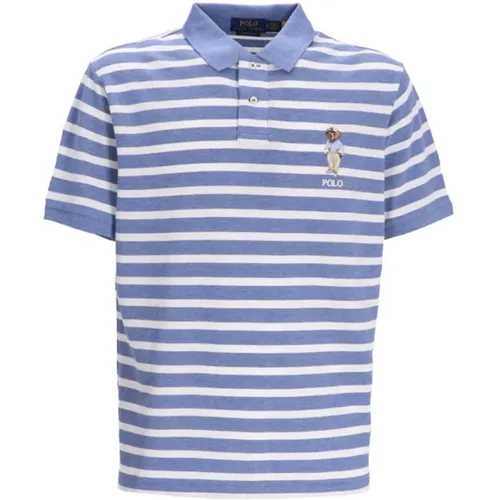 Casual Multicolor Kurzarm Poloshirt , Herren, Größe: L - Polo Ralph Lauren - Modalova