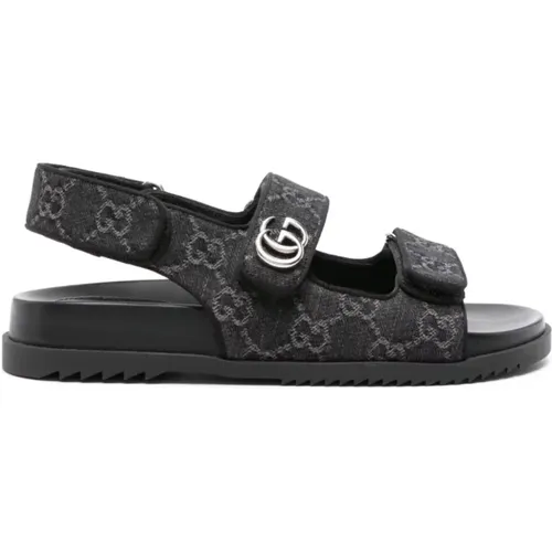 Double G sandal , female, Sizes: 3 1/2 UK - Gucci - Modalova