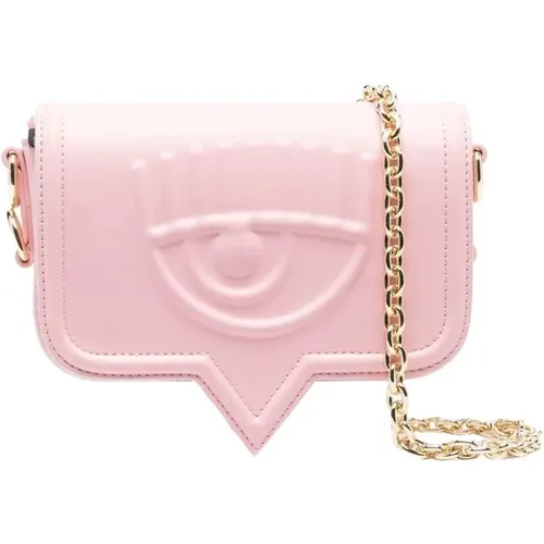 Debossed Logo Crossbody Bag , female, Sizes: ONE SIZE - Chiara Ferragni Collection - Modalova