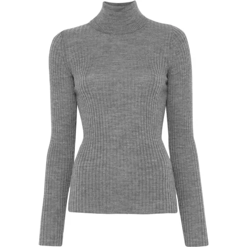 Ribbed Knit Roll Neck Sweater , female, Sizes: L - Birgitte Herskind - Modalova