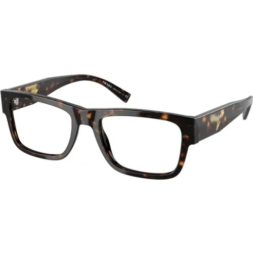 Sophisticated Men`s PR 15Yv Glasses , male, Sizes: ONE SIZE - Prada - Modalova