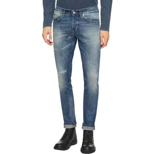 George Skinny Fit Jeans , Herren, Größe: W34 - Dondup - Modalova