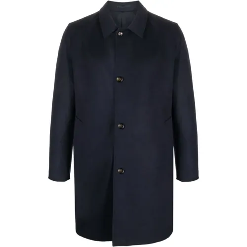 Classic Single-Breasted Coats , male, Sizes: XL, S, 3XL, L - Kired - Modalova