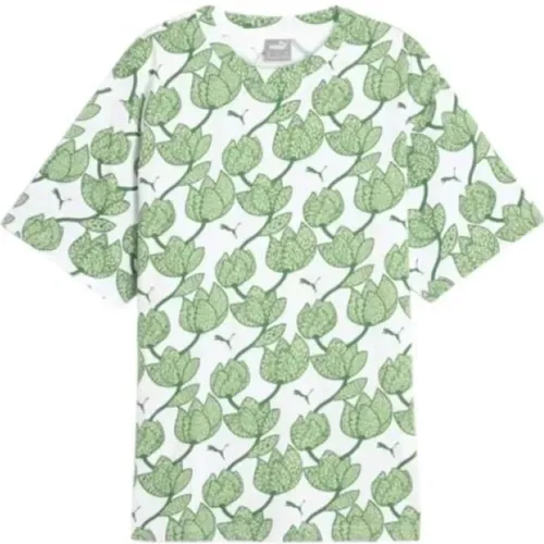 Blumendruck T-Shirt und Polo Puma - Puma - Modalova