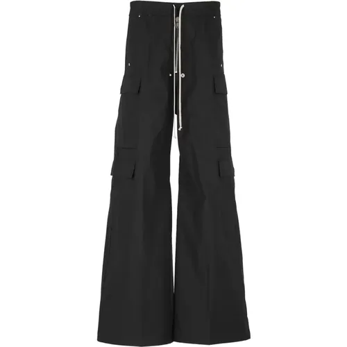 Cotton Pants with Elastic Waist , male, Sizes: M, L - Rick Owens - Modalova