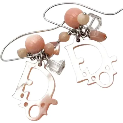 Pre-owned Plastic earrings , female, Sizes: ONE SIZE - Dior Vintage - Modalova