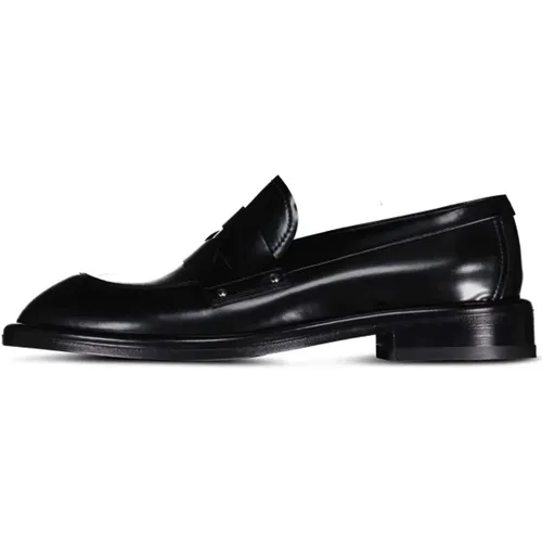 Italian Leather Loafers for Men , male, Sizes: 6 UK, 7 UK - AGL - Modalova