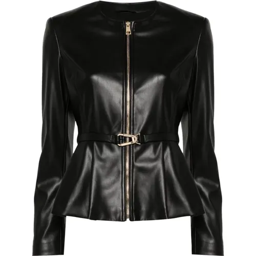 Faux Leather Jacket , female, Sizes: M - Liu Jo - Modalova