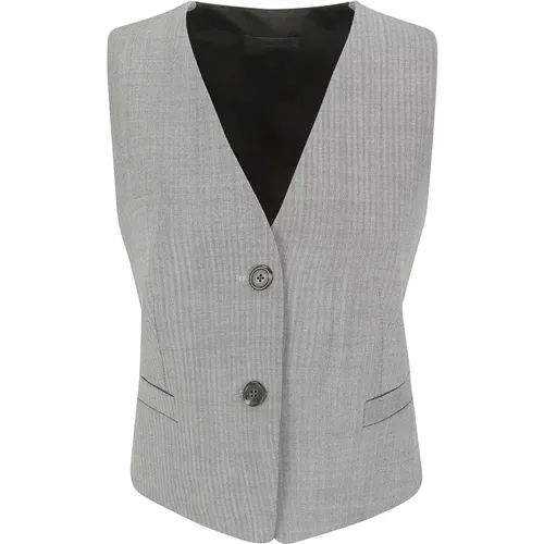 Wool Tux Vest , female, Sizes: S - Helmut Lang - Modalova