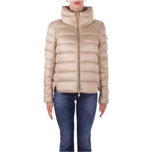 Entenlogo Reißverschlussjacke , Damen, Größe: 2XL - Save The Duck - Modalova