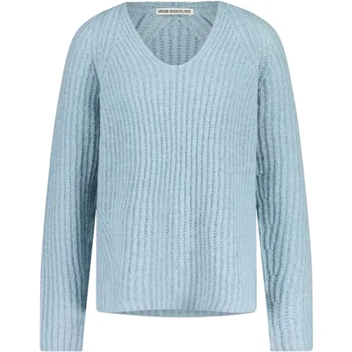 Timeless V-Neck Sweater , female, Sizes: S, L, XS, M - drykorn - Modalova