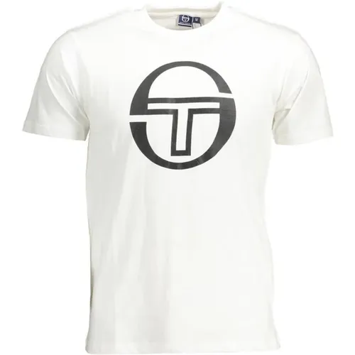 Logo Print Baumwoll Tee , Herren, Größe: 2XL - Sergio Tacchini - Modalova