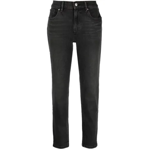 Schwarze Gerade Knöchel Jeans Lässiger Stil , Damen, Größe: M - Ralph Lauren - Modalova