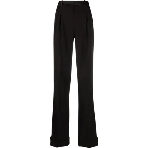 Elegant Nero Wide Trousers , male, Sizes: M - Saint Laurent - Modalova