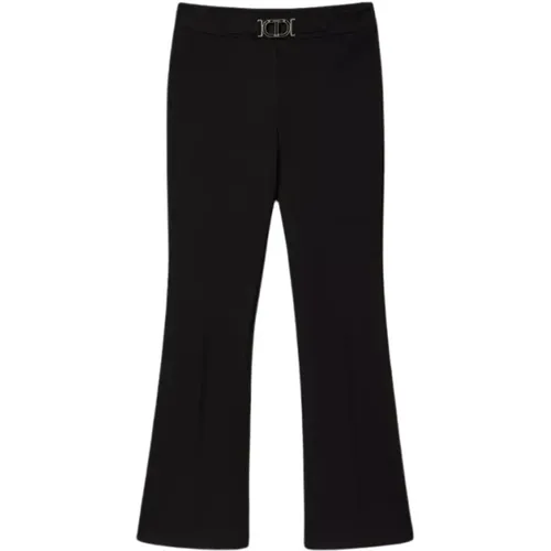 Wide Trousers , female, Sizes: S, XL, M, 2XS, L - Twinset - Modalova