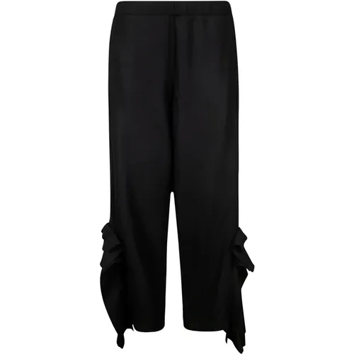 Elastic Waist Drawstring Trousers , female, Sizes: M - Yohji Yamamoto - Modalova