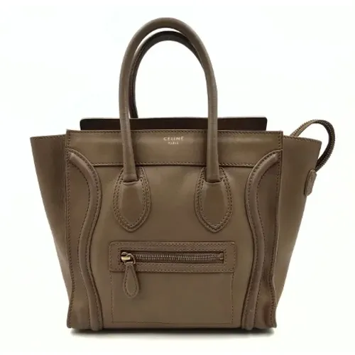 Pre-owned Leather totes , female, Sizes: ONE SIZE - Celine Vintage - Modalova