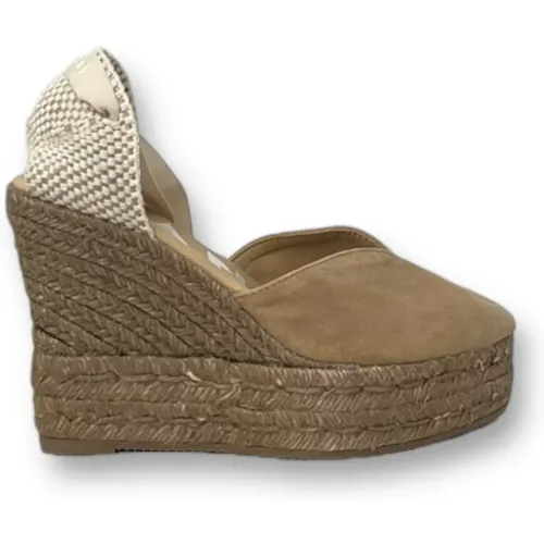 Hamptons Wedge Low Heel Shoes , female, Sizes: 3 UK, 6 UK, 7 UK, 4 UK, 5 UK - Manebí - Modalova