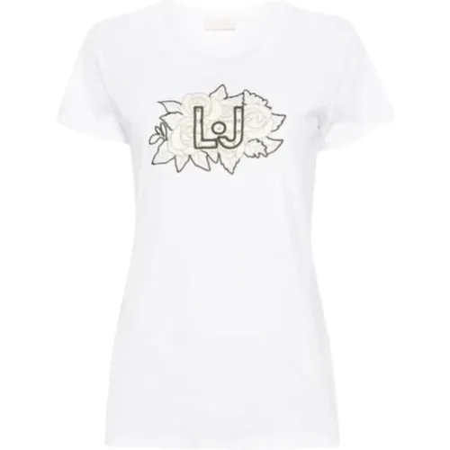 Lässiges T-Shirt für den Alltag,Lässiges T-Shirt für Männer und Frauen - Liu Jo - Modalova