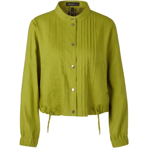 Grüne Jacke mit Knopfverschluss , Damen, Größe: 2XL - Marc Cain - Modalova