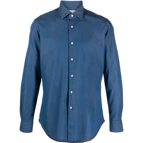Italian Cotton Shirt , male, Sizes: 2XL - Xacus - Modalova
