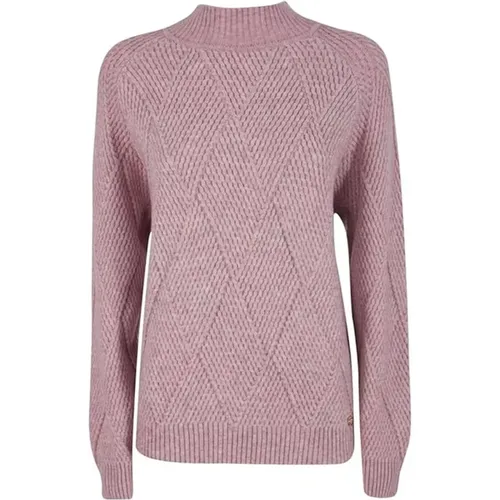 Bestickter Rundhalsausschnitt Pullover , Damen, Größe: 2XL - YES ZEE - Modalova