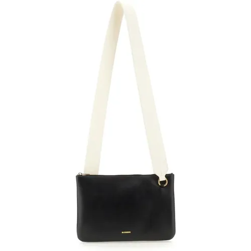 Luxuriöse Leder-Link-Tasche - Jil Sander - Modalova