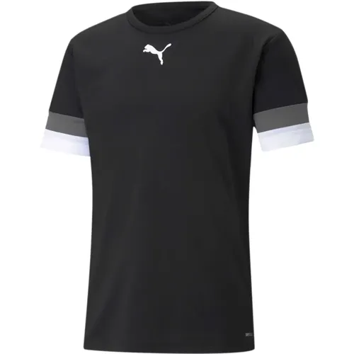 Teamrise Jersey Schwarzes T-Shirt , Herren, Größe: L - Puma - Modalova