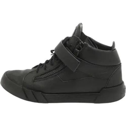 Pre-owned Leather sneakers , male, Sizes: 10 UK - Giuseppe Zanotti Pre-owned - Modalova