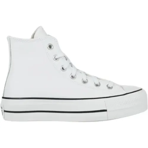 Plateau Leder High Top Sneaker , Damen, Größe: 40 EU - Converse - Modalova