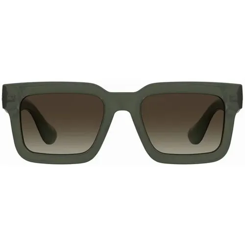 Fashionable Sunglasses with Rectangular Frame and Brown Gradient Lenses , unisex, Sizes: 52 MM - Havaianas - Modalova