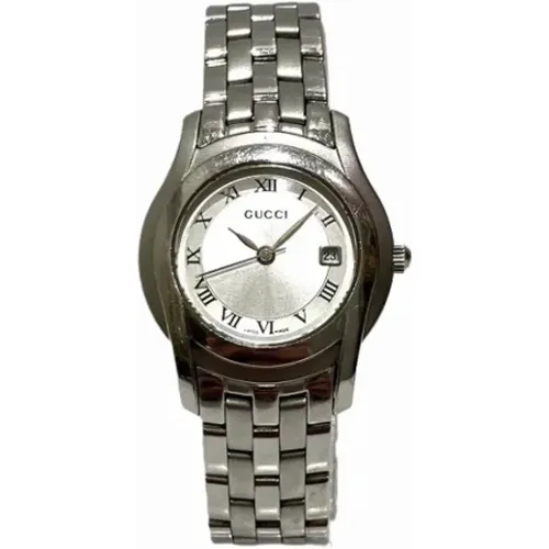 Pre-owned Stainless Steel watches , female, Sizes: ONE SIZE - Gucci Vintage - Modalova