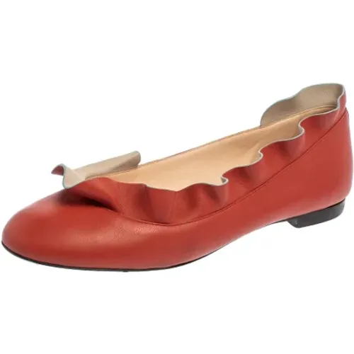 Pre-owned Leather flats , female, Sizes: 6 UK - Fendi Vintage - Modalova