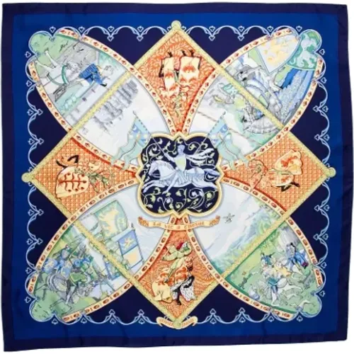 Pre-owned Silk scarves , female, Sizes: ONE SIZE - Hermès Vintage - Modalova