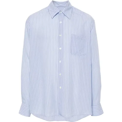 Striped Tencel Oversized Shirt , male, Sizes: M, XL, L - Our Legacy - Modalova