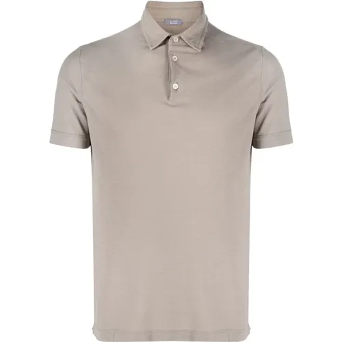T-shirts and Polos Dove Grey , male, Sizes: XL, 2XL, M, L - Zanone - Modalova